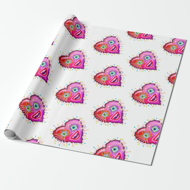 PAPIER CADEAU MON COEUR VA S'ÉCLAIRER (Déroulé)