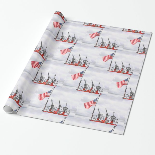 Papier Cadeau Mon Hommage Aux Pompiers Maritimes (Déroulé)