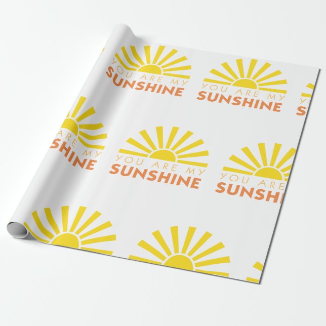 Papier Cadeau Mon soleil (Déroulé)