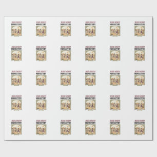 Papier Cadeau Monastère désertique de Jésus Monastère désertique
