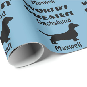 Papier Cadeau Monde le plus grand Dachshund