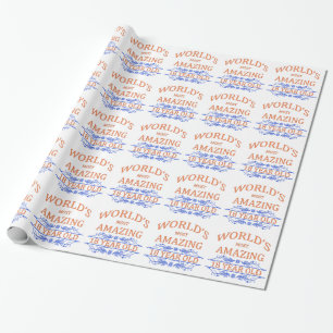 Papier Cadeau Monde le plus stupéfiant 18 ans
