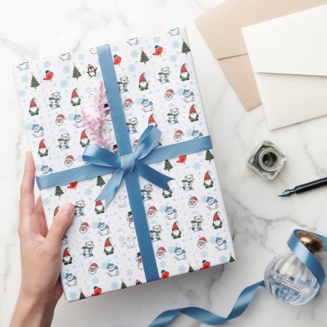 Papier Cadeau Monde magique d'hiver (Cadeaux)