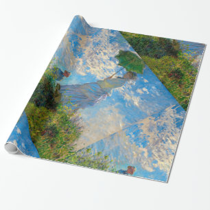 Papier Cadeau Monet Femme Parasol Impressionnisme