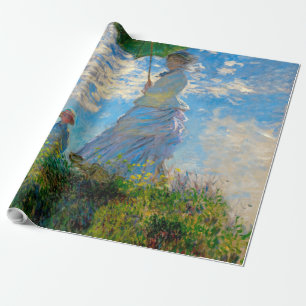 Papier Cadeau Monet Femme Parasol Impressionnisme