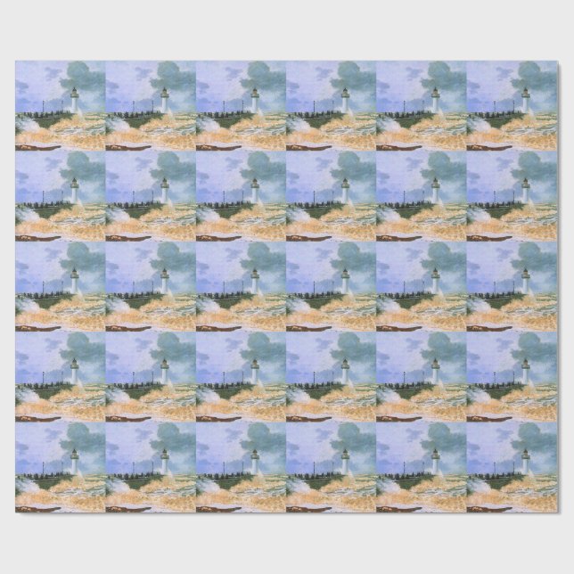 Papier Cadeau Monet - La Jetée du Havre, (Plat)