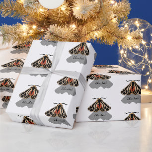 Papier Cadeau Monogramme de la teigne de tigre tribale