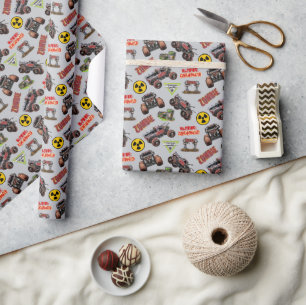 Papier Cadeau Monster Jam - Zombie