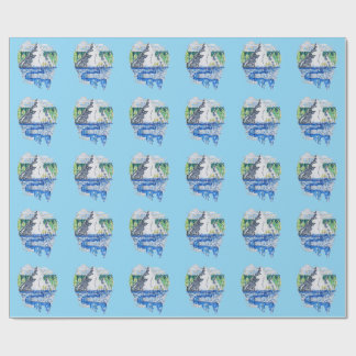 Papier Cadeau Montagne fraîche