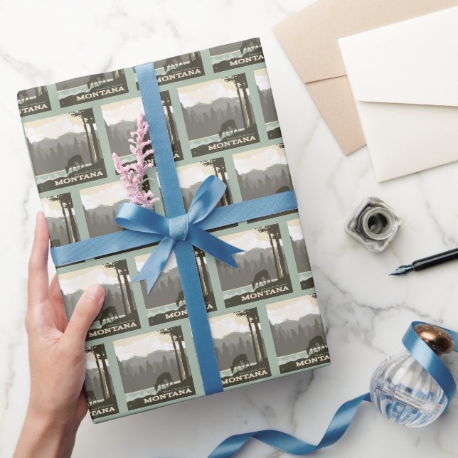 Papier Cadeau Montana | Bienvenue dans Big Sky Country (Cadeaux)