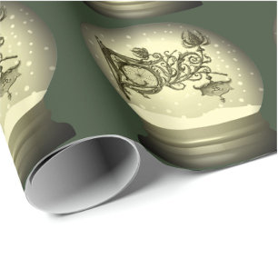 Papier Cadeau Monte-neige Art nouveau