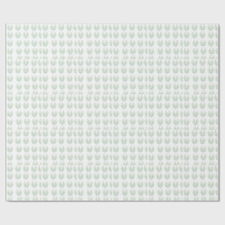 Papier Cadeau Montre botanique aux feuilles de eucalyptus vert m
