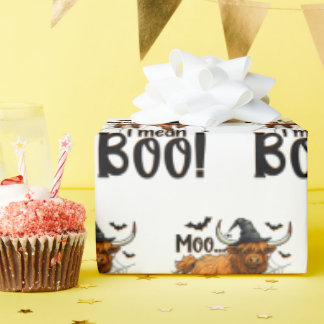 Papier Cadeau Moo... Je Veux Dire Boo !