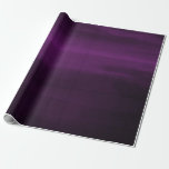 Papier Cadeau Moody Purple Plum Moderne Aquarelle Chic Élégant<br><div class="desc">papier d'emballage personnalisé</div>