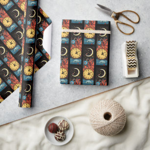 Papier Cadeau Moon Clock