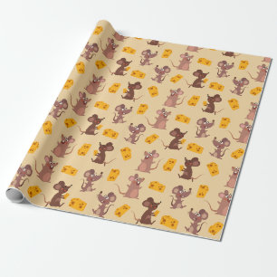 Papier Cadeau Morceaux et fromage