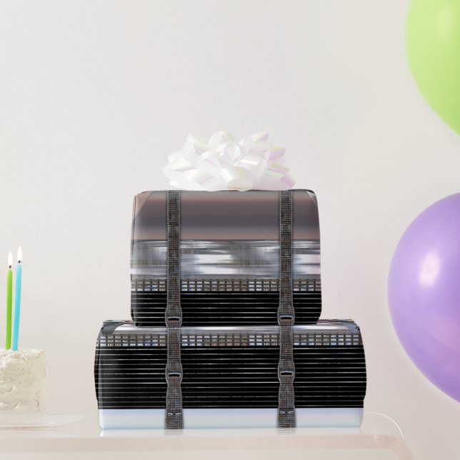 Papier Cadeau Mordelle Moderne Élégant  (Cadeaux de fête)