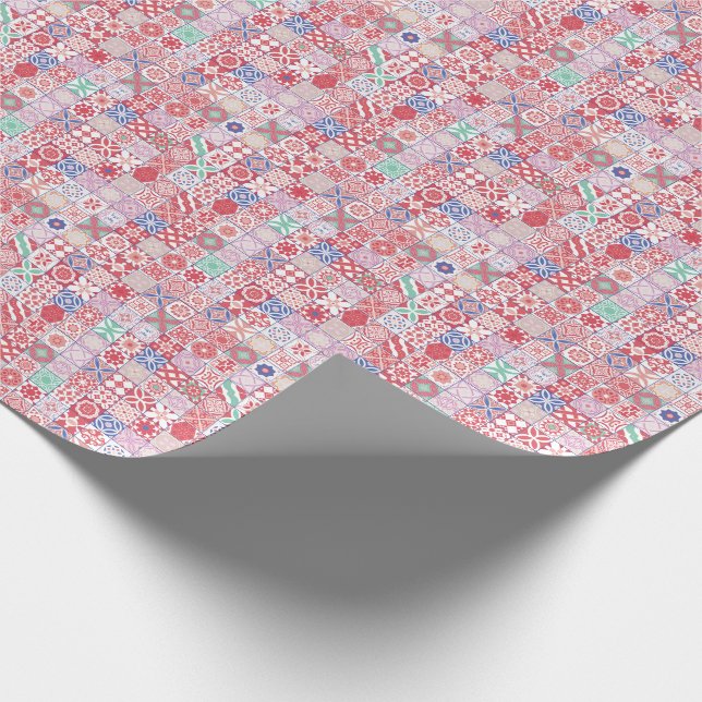 Papier Cadeau Moroccan rouge (Coin)