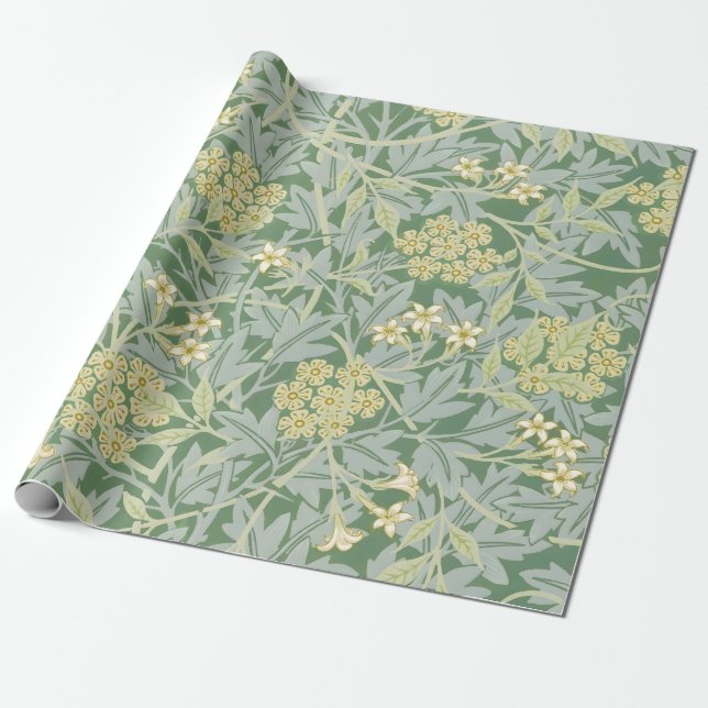 Papier Cadeau Morris Vine & Jasmine Garden Flower Classic (Déroulé)