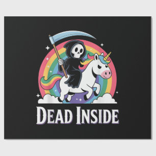 Papier Cadeau Mort à l'intérieur