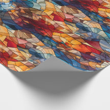 Mosaïque du kaléidoscope : Verre coloré inspiré