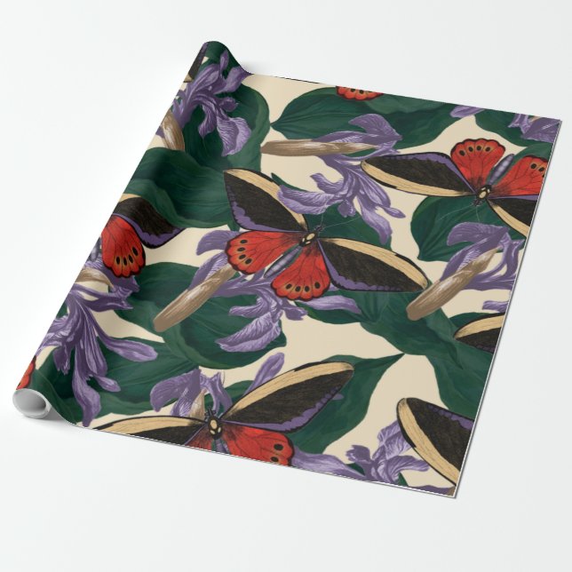 Papier Cadeau Moth (Déroulé)
