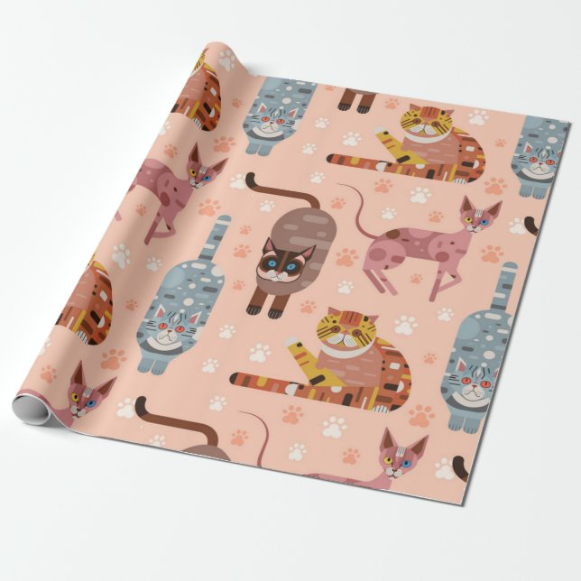 Papier Cadeau Motif (Déroulé)