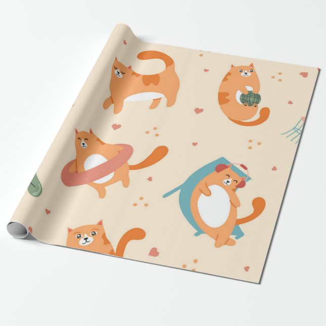 Papier Cadeau Motif (Déroulé)