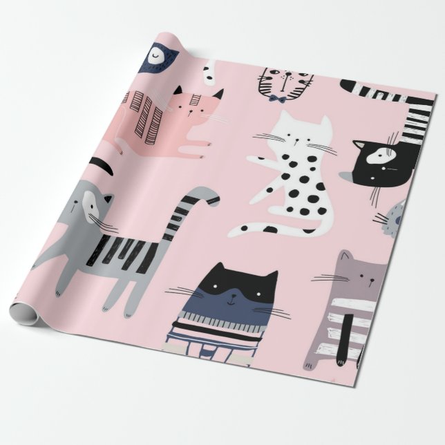 Papier Cadeau Motif (Déroulé)