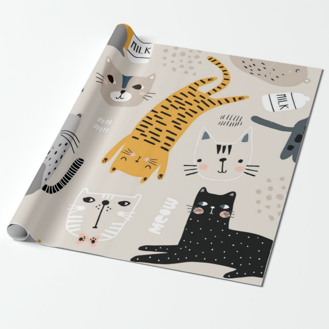 Papier Cadeau Motif (Déroulé)