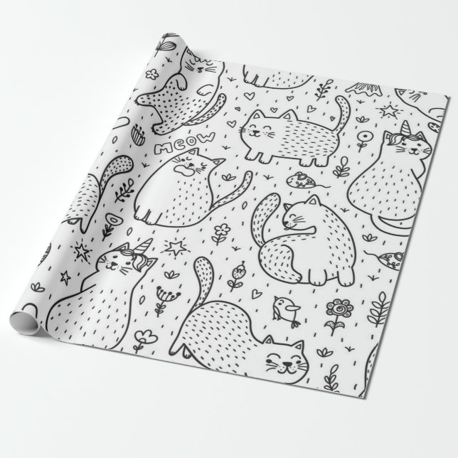 Papier Cadeau Motif (Déroulé)