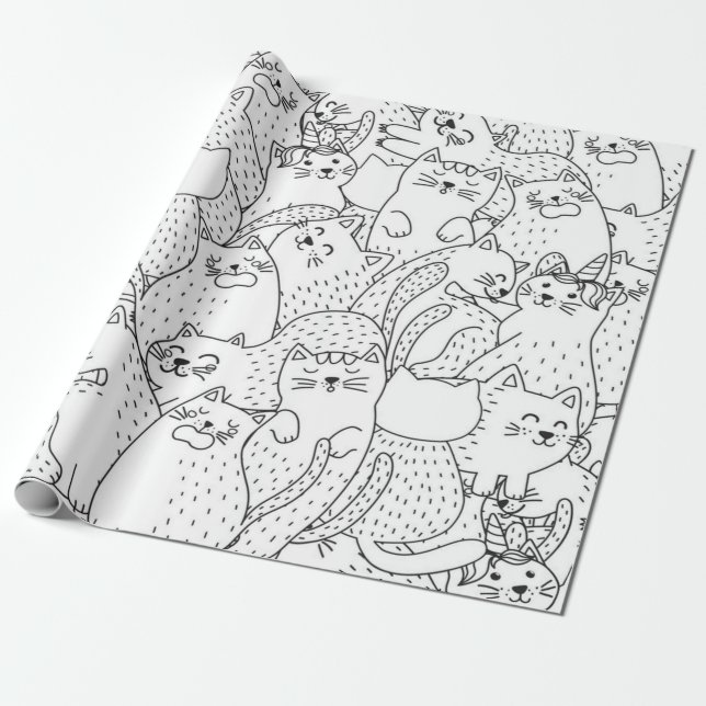 Papier Cadeau Motif (Déroulé)