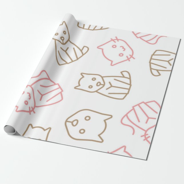 Papier Cadeau Motif (Déroulé)