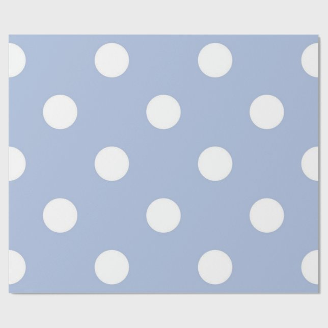 Papier Cadeau Motif à pois (Plat)