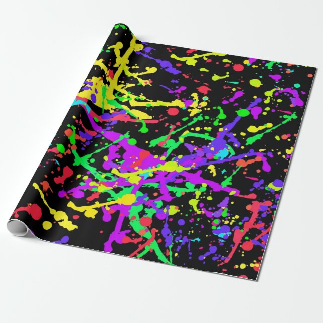 Papier Cadeau Motif abstrait (Déroulé)