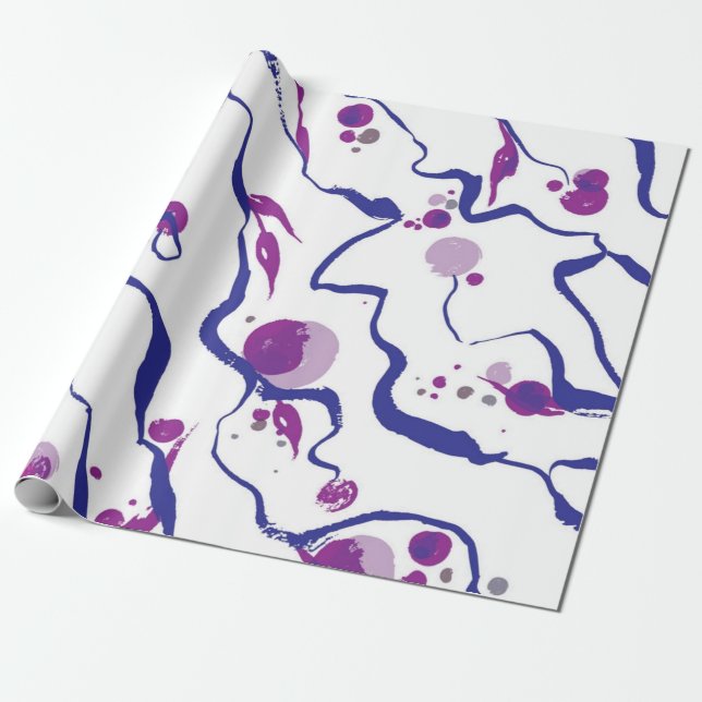 Papier Cadeau Motif abstrait (Déroulé)