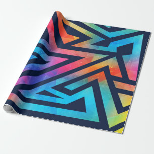 Papier Cadeau Motif abstrait