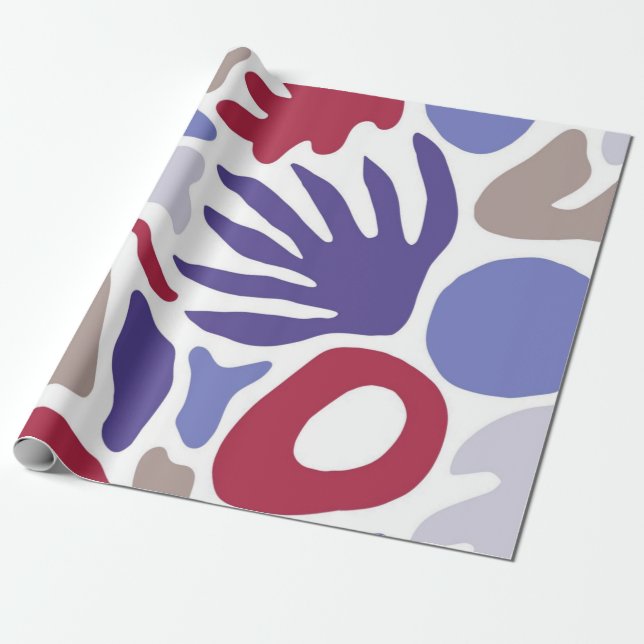 Papier Cadeau Motif abstrait (Déroulé)