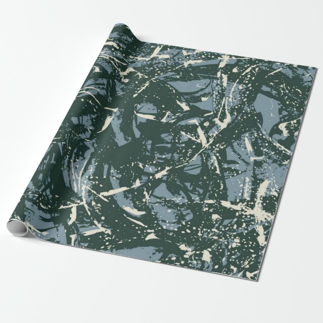 Papier Cadeau Motif abstrait (Déroulé)