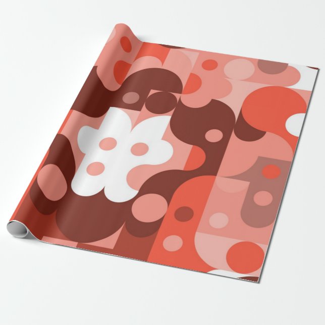 Papier Cadeau Motif abstrait (Déroulé)