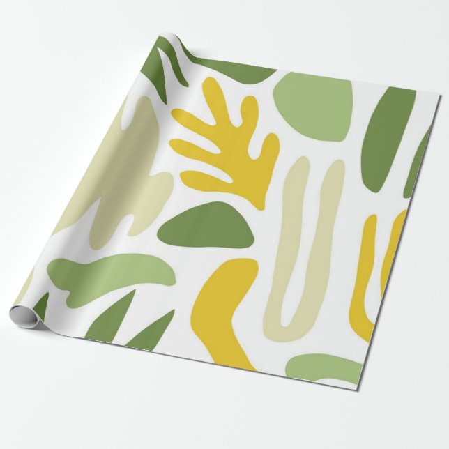 Papier Cadeau Motif abstrait (Déroulé)