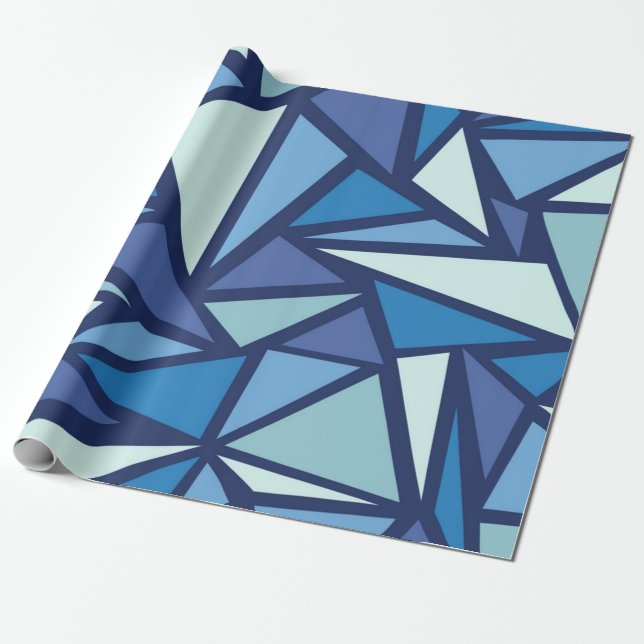 Papier Cadeau Motif abstrait (Déroulé)