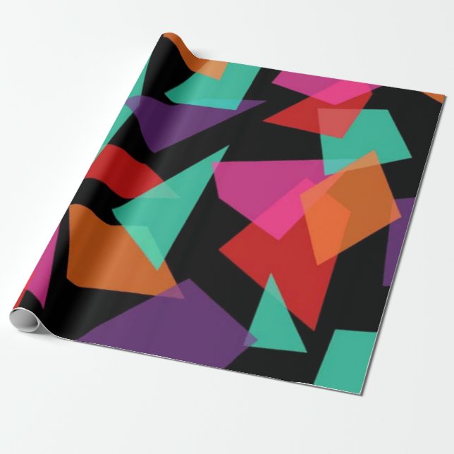 Papier Cadeau Motif abstrait (Déroulé)