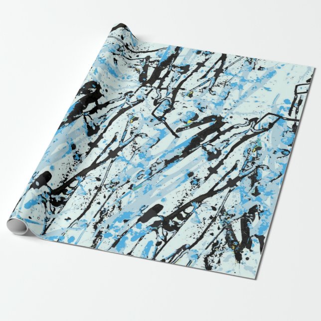 Papier Cadeau Motif abstrait (Déroulé)