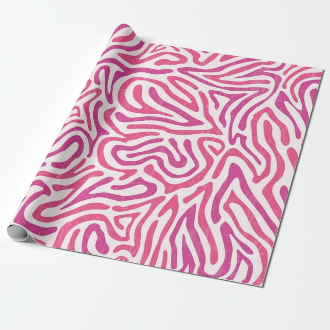 Papier Cadeau Motif abstrait (Déroulé)