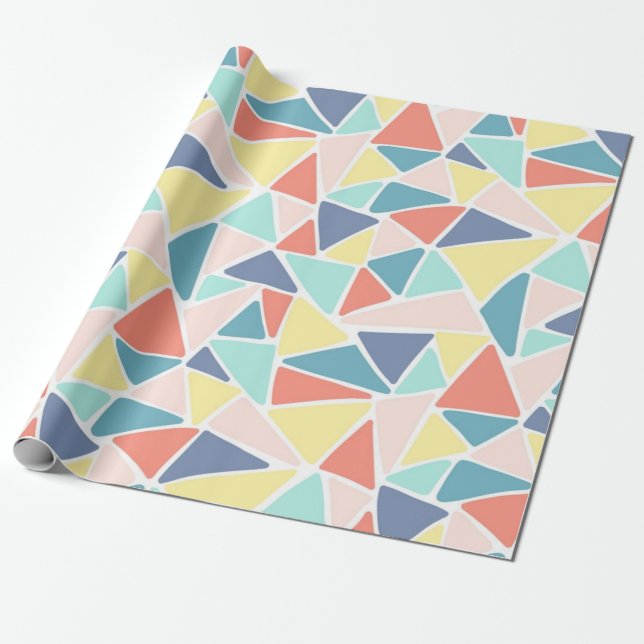 Papier Cadeau Motif abstrait (Déroulé)