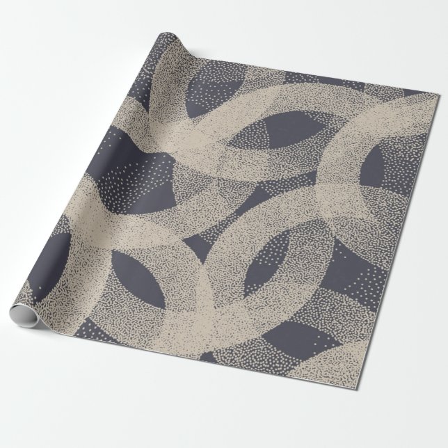 Papier Cadeau Motif abstrait (Déroulé)