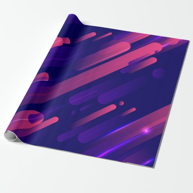Papier Cadeau Motif abstrait (Déroulé)