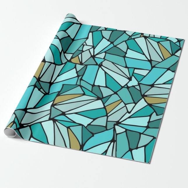 Papier Cadeau Motif abstrait (Déroulé)