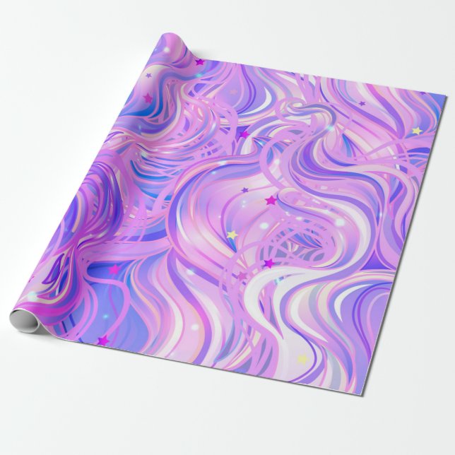 Papier Cadeau Motif abstrait (Déroulé)